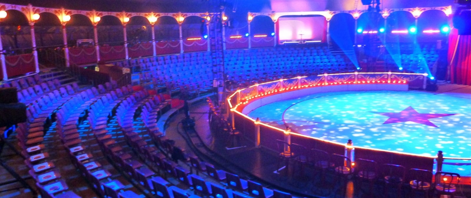 Circus arena for kids event